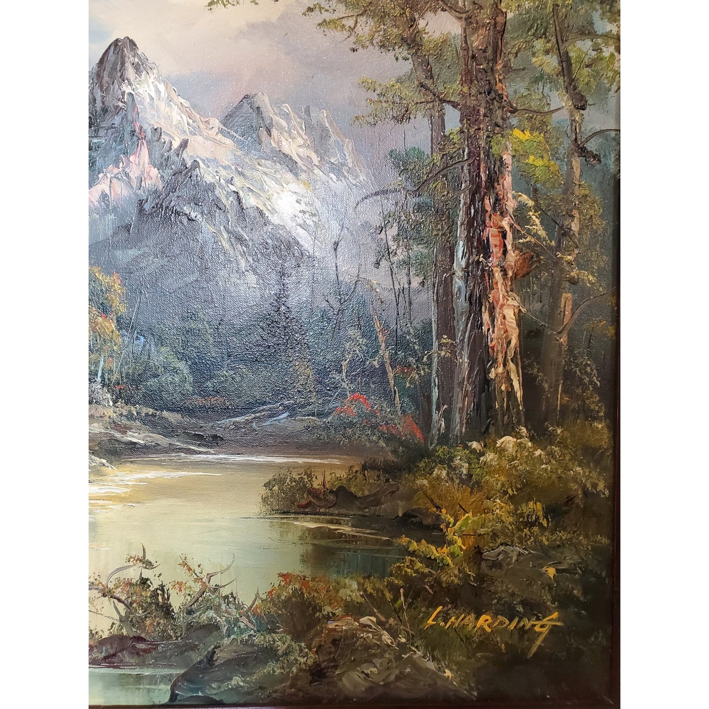 Bob Ross's Nemesis: L Harding's Psychedelic Mountain Retreat