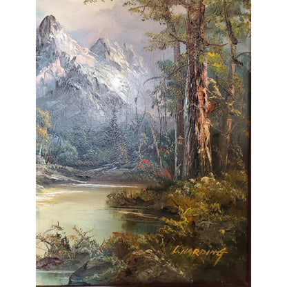 Bob Ross's Nemesis: L Harding's Psychedelic Mountain Retreat