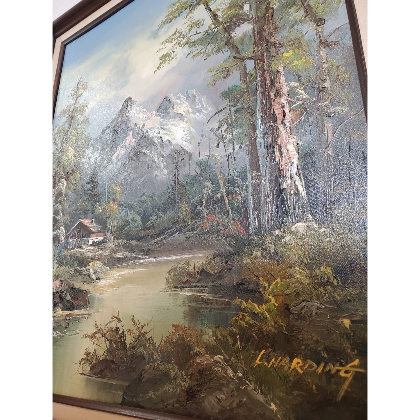 Bob Ross's Nemesis: L Harding's Psychedelic Mountain Retreat